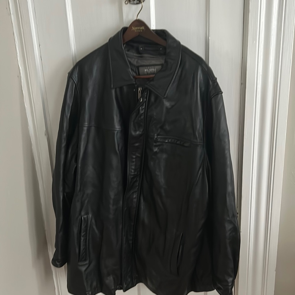 Here is my Wilson leather jacket that is 2X in size. I’ve owned it since 2004.